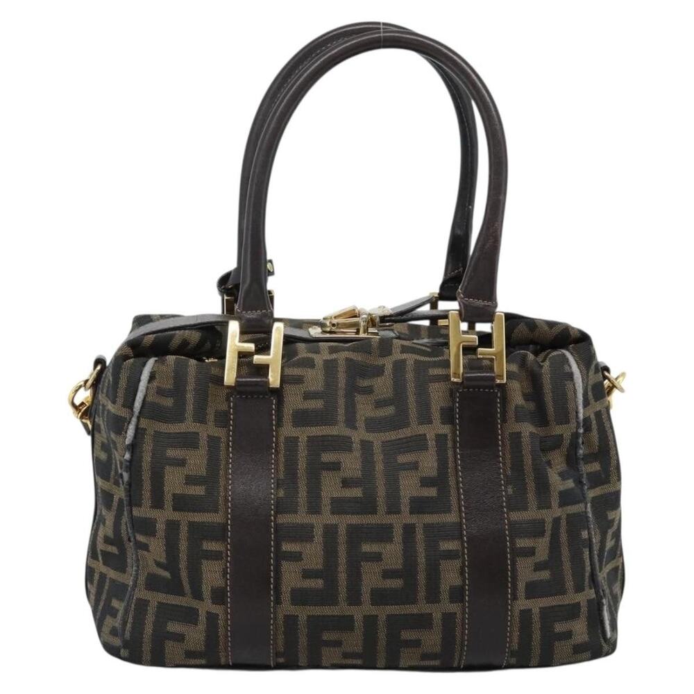 Fendi Zucca Handbag Black
